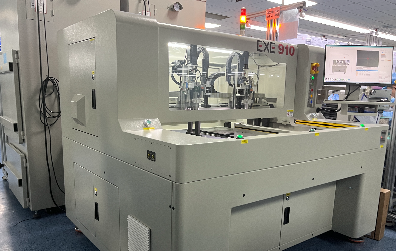 Offline double spindle customer site